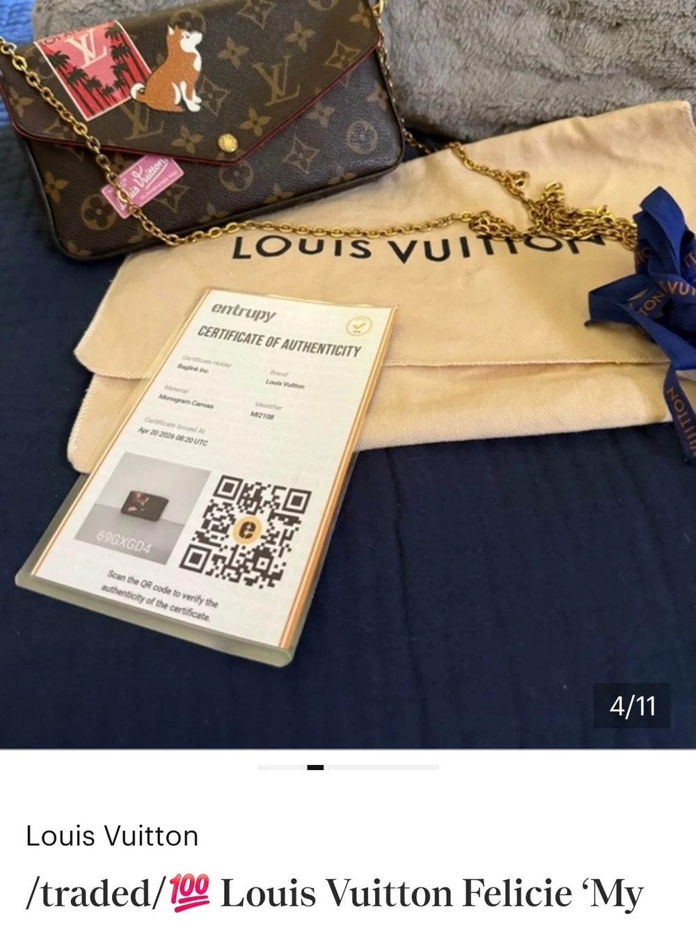 My LV World Tour Felicie Crossbody